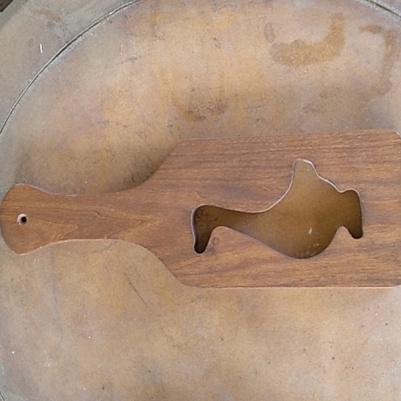 Vintage 80s Longaberger Design wooden goose butter paddle farmhouse  Grandmacore - Picture 3 of 3